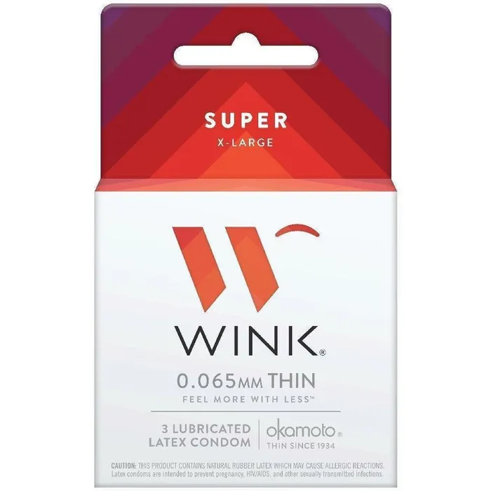 Male Sex Toys Okamoto Okamoto Wink XL Super Size Condoms