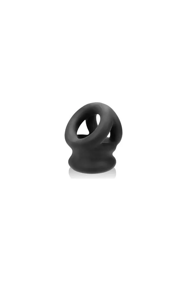 Male Sex Toys Oxballs Oxballs TriSqueeze 3Ring Ballstretching Sling Assorted Colors