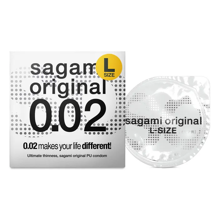 Male Sex Toys Sagami Sagami 002 Large Condom Single Pack