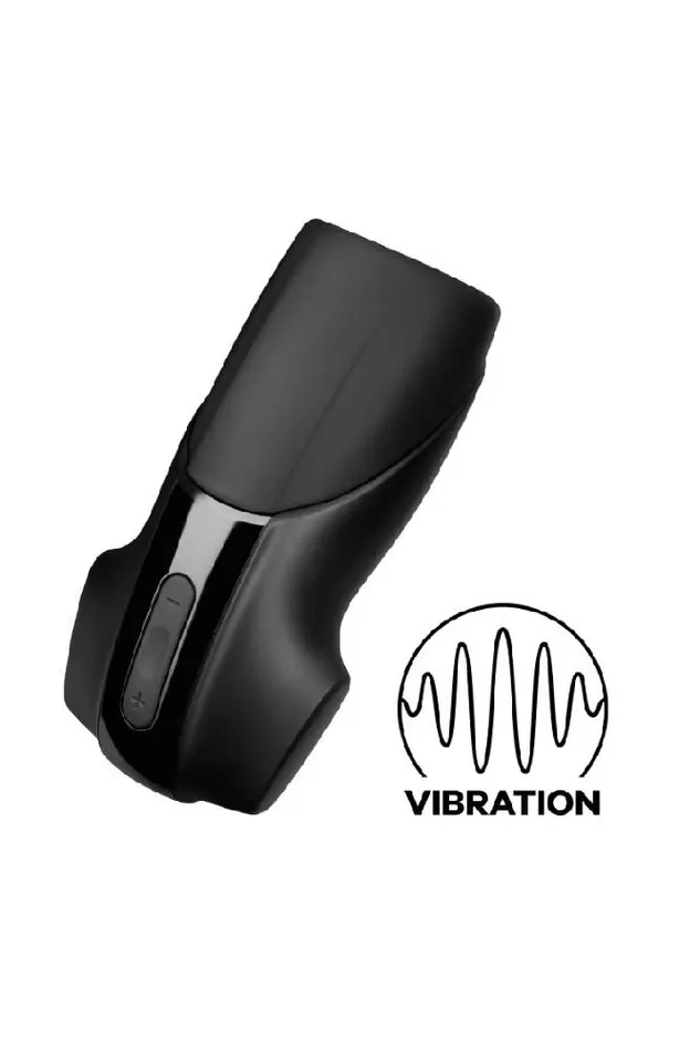 Male Sex Toys Satisfyer Mens Vibrating Masturbator Black Satisfyer