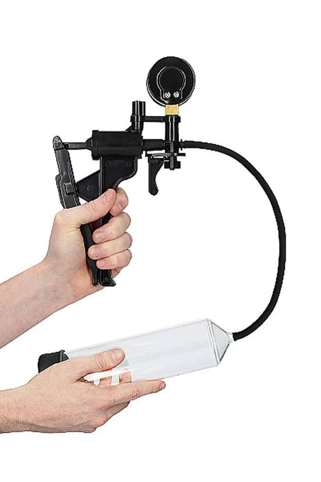 Male Sex Toys Shots Toys Pumped Elite Beginner Penis Pump With PSI Gauge Clear Shots Toys