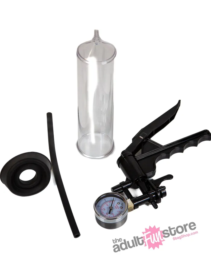 Male Sex Toys Shots Toys Pumped Elite Beginner Penis Pump With PSI Gauge Clear Shots Toys