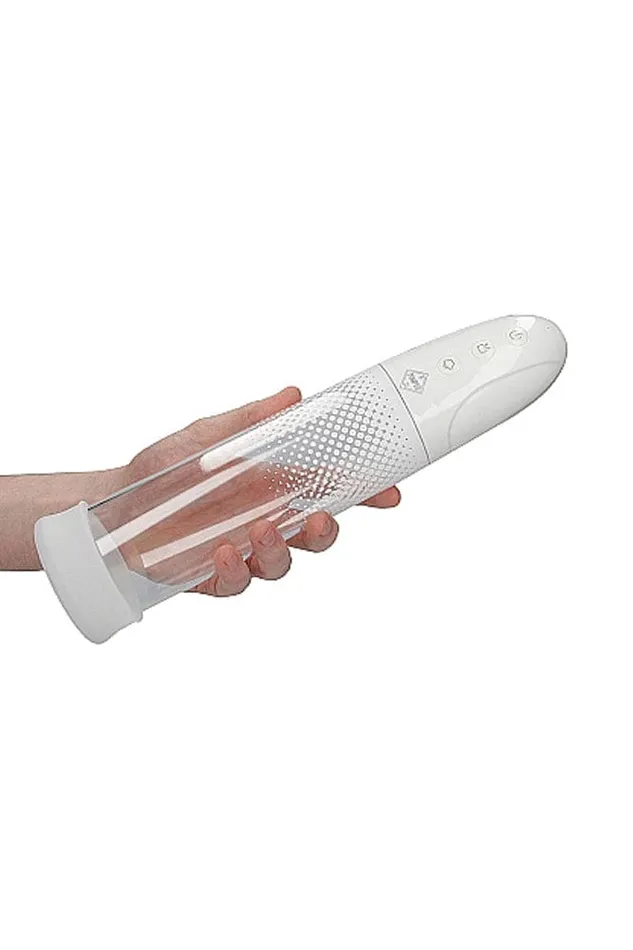 Male Sex Toys Shots Toys Shots Toys Pumped Automatic Rechargeable Luv Penis Pump Clear