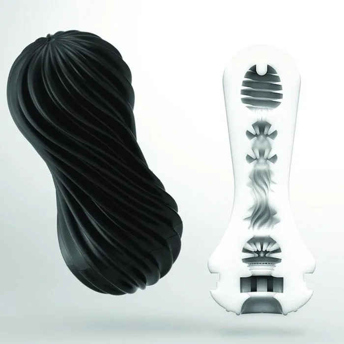 Male Sex Toys TENGA Flex Rocky Black Penis Masturbation Sleeve Tenga