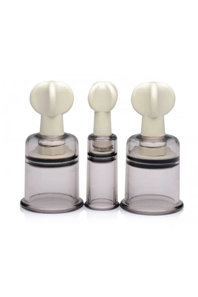 Male Sex Toys XR Brands XR Brands Size Matters Clit and Nipple Suckers Set Male Sex Toys XR Brands XR Brands Size Matters Clit and Nipple Suckers Set
