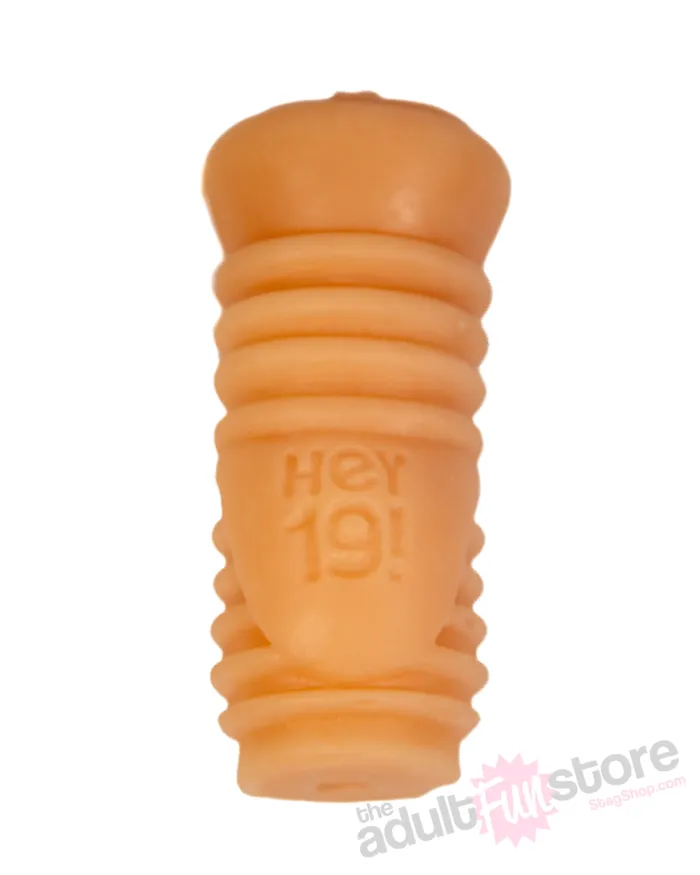 MJM Male Sex Toys Icon Brands Hey 19 Keisha Grey Teen Pussy Stroker Beige