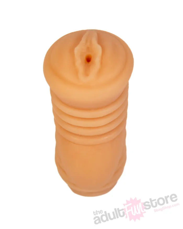 MJM Male Sex Toys Icon Brands Hey 19 Keisha Grey Teen Pussy Stroker Beige