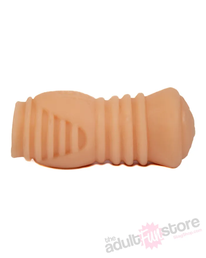 MJM Male Sex Toys Icon Brands Hey 19 Keisha Grey Teen Pussy Stroker Beige