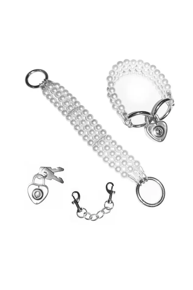 Nobu Elegant Pearl Cuffs Assorted Sizes Nobu Dildos