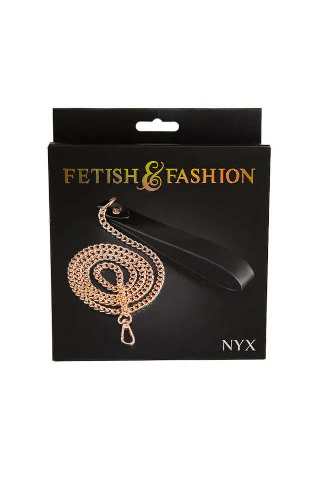 NS Novelties Anal NS Novelties Fetish Fashion Nyx Leash BlackGold