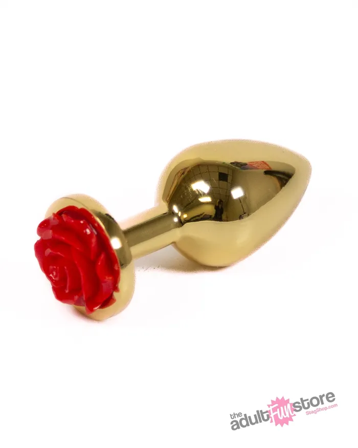 NS Novelties Anal NS Novelties Rear Assets Aluminum Butt Plug GoldRed 35 Inch