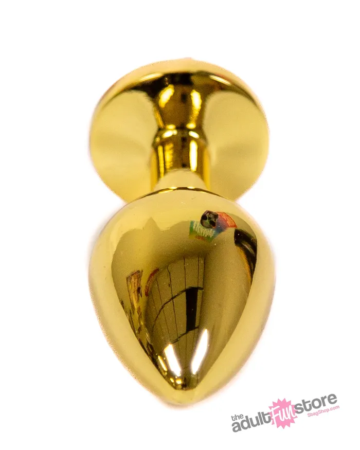 NS Novelties Anal NS Novelties Rear Assets Aluminum Butt Plug GoldRed 35 Inch