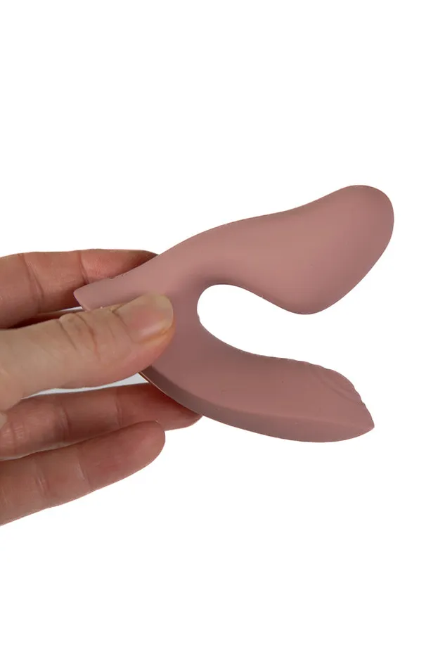 NS Novelties Desire Demure Dual Stimulation Wearable Vibrator Autumn Rose NS Novelties Vibrators