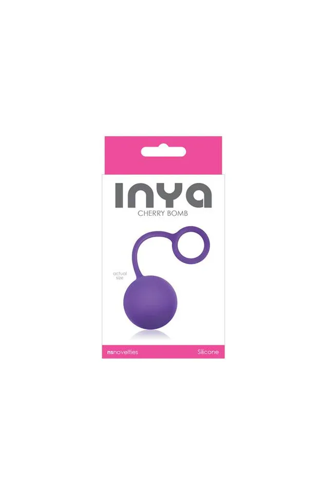 NS Novelties INYA Cherry Bomb Weighted Kegel Ball Purple NS Novelties Vibrators