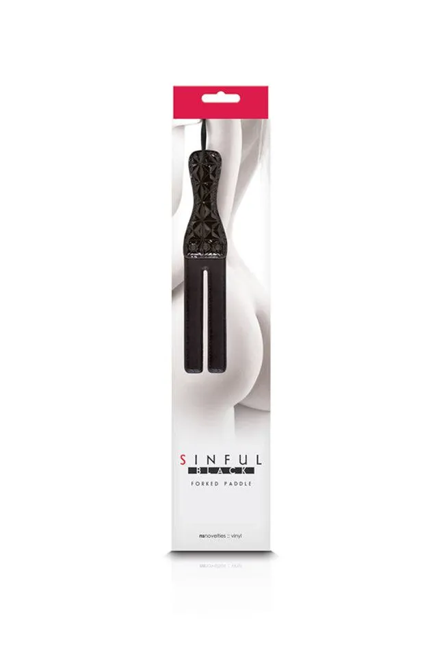 NS Novelties NS Novelties Sinful Forked Slapper Black Anal