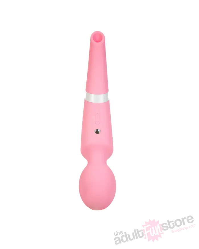 NS Novelties Sugar Pop Aurora DualEnded Wand Vibrator Pink NS Novelties Vibrators