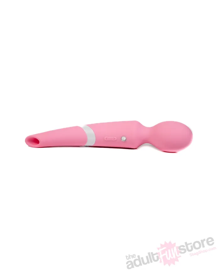 NS Novelties Sugar Pop Aurora DualEnded Wand Vibrator Pink NS Novelties Vibrators