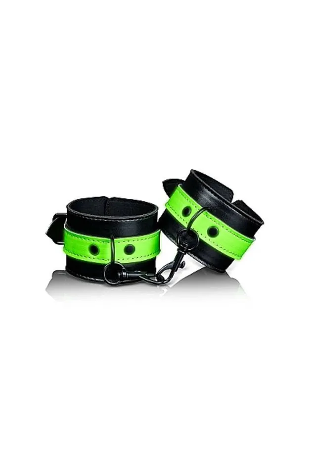 Ouch by Shots Toys Glow Handcuffs Glow in the Dark Shots Toys Dildos
