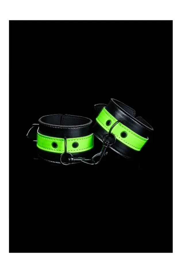 Ouch by Shots Toys Glow Handcuffs Glow in the Dark Shots Toys Dildos