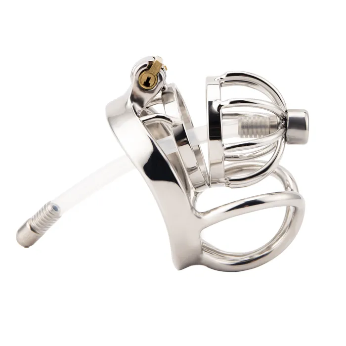 Oxyshop Male Sex Toys CH09V2 Steel Chastity with Balls Support
