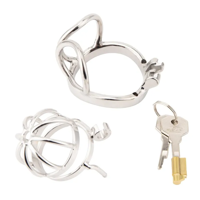 Oxyshop Male Sex Toys CH09V2 Steel Chastity with Balls Support