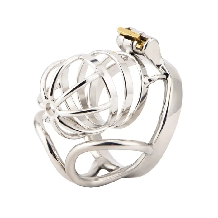 Oxyshop Male Sex Toys CH09V2 Steel Chastity with Balls Support