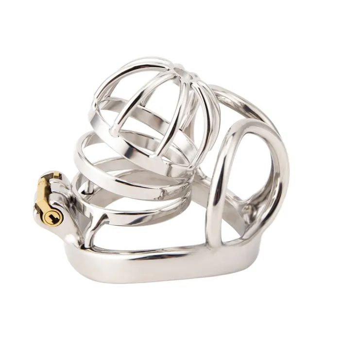 Oxyshop Male Sex Toys CH09V2 Steel Chastity with Balls Support