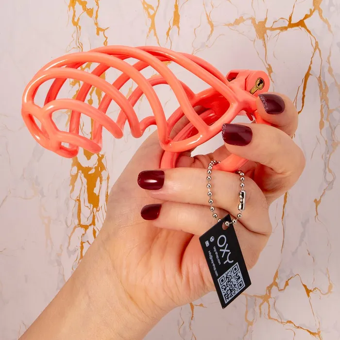Oxyshop Male Sex Toys Twisted Manhood 3D printed Chastity Device