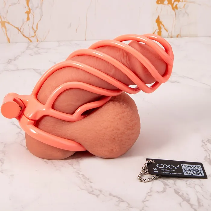 Oxyshop Male Sex Toys Twisted Manhood 3D printed Chastity Device