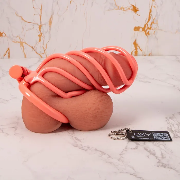 Oxyshop Male Sex Toys Twisted Manhood 3D printed Chastity Device