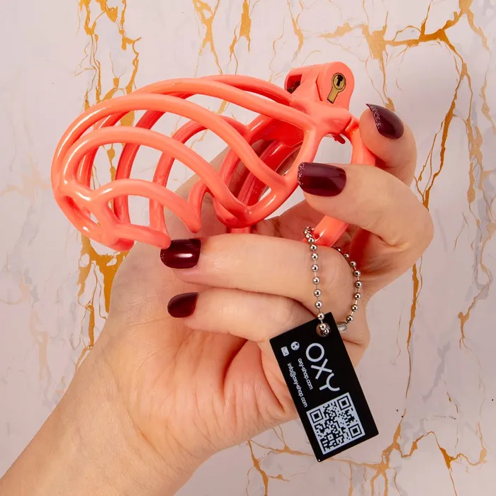 Oxyshop Male Sex Toys Twisted Manhood 3D printed Chastity Device