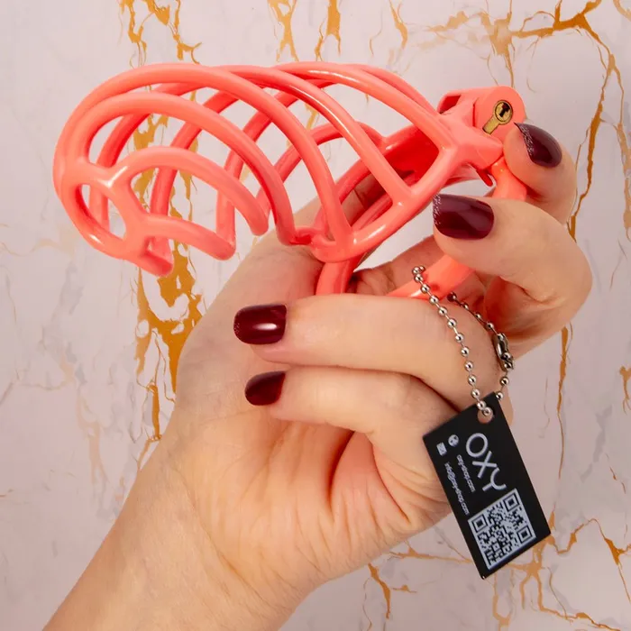 Oxyshop Male Sex Toys Twisted Manhood 3D printed Chastity Device