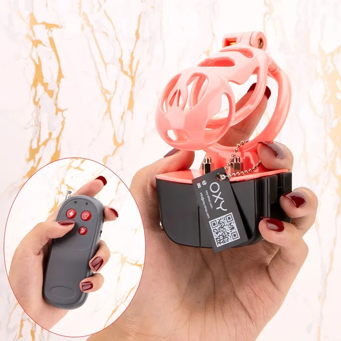 Oxyshop Male Sex Toys V2 Electric Shock Chastity device The Phantom