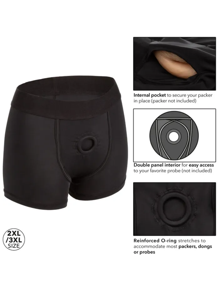 Passionfruit Female Sex Toys Boundless Boxer Harness Brief