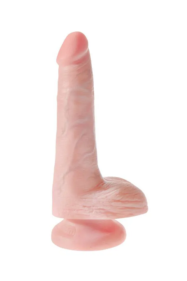 Pipedream King Cock Realistic Dildo with Balls 6 inch Beige Pipedream Dildos