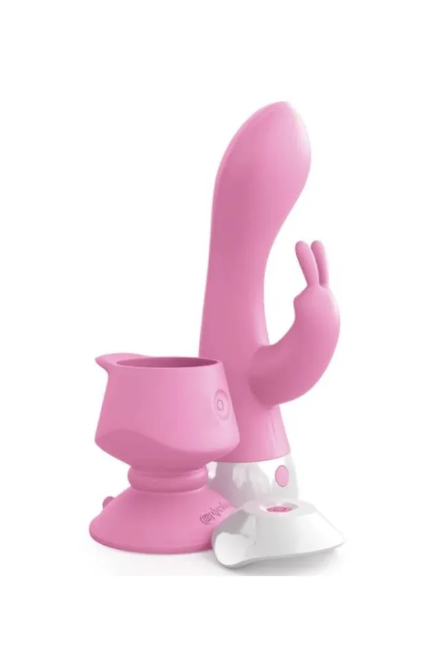 Pipedream Pipedream 3Some Wall Banger Rabbit Vibrator Pink Vibrators