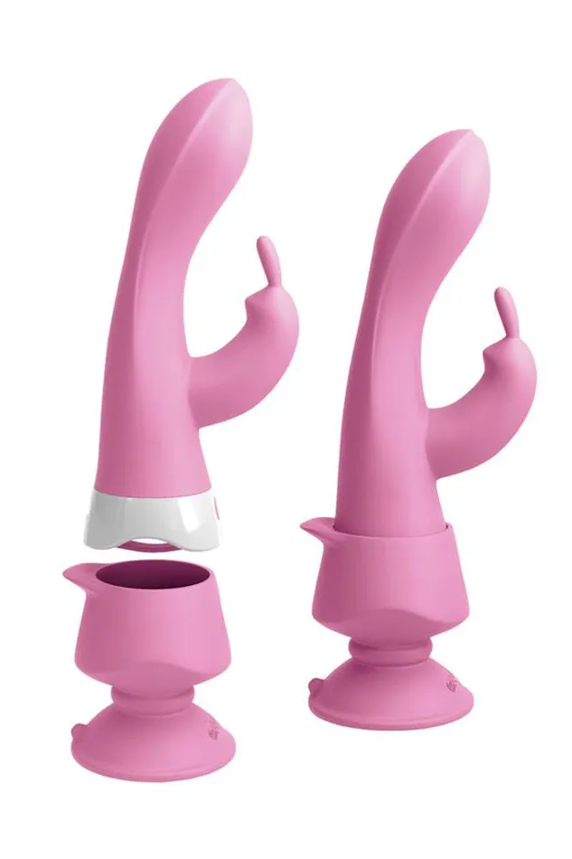Pipedream Pipedream 3Some Wall Banger Rabbit Vibrator Pink Vibrators