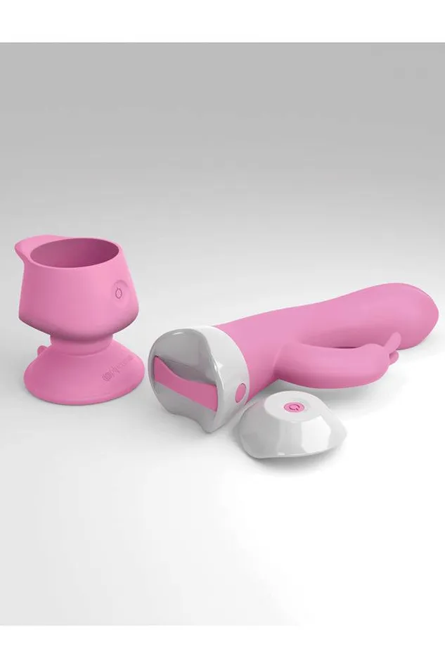 Pipedream Pipedream 3Some Wall Banger Rabbit Vibrator Pink Vibrators