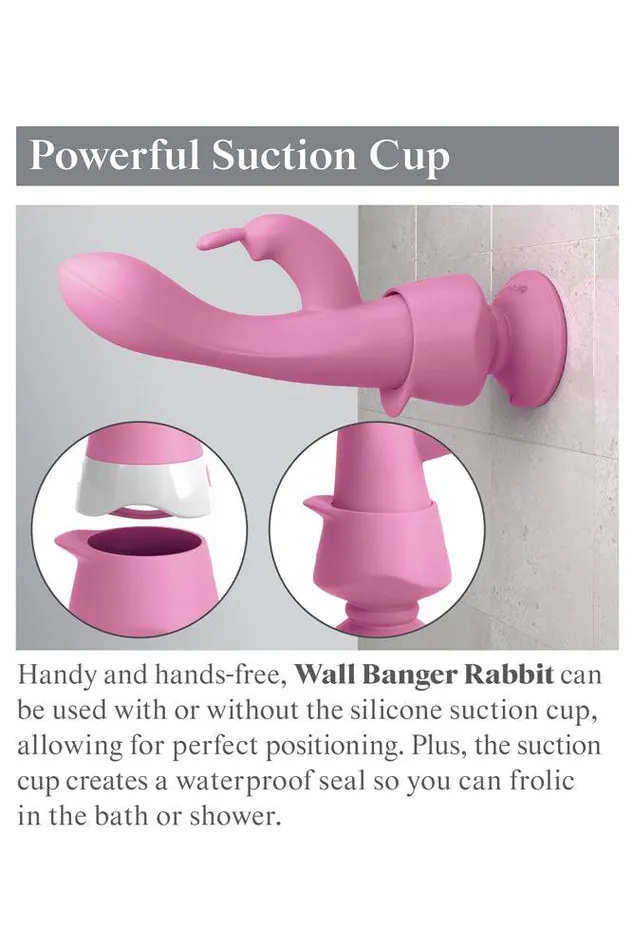 Pipedream Pipedream 3Some Wall Banger Rabbit Vibrator Pink Vibrators