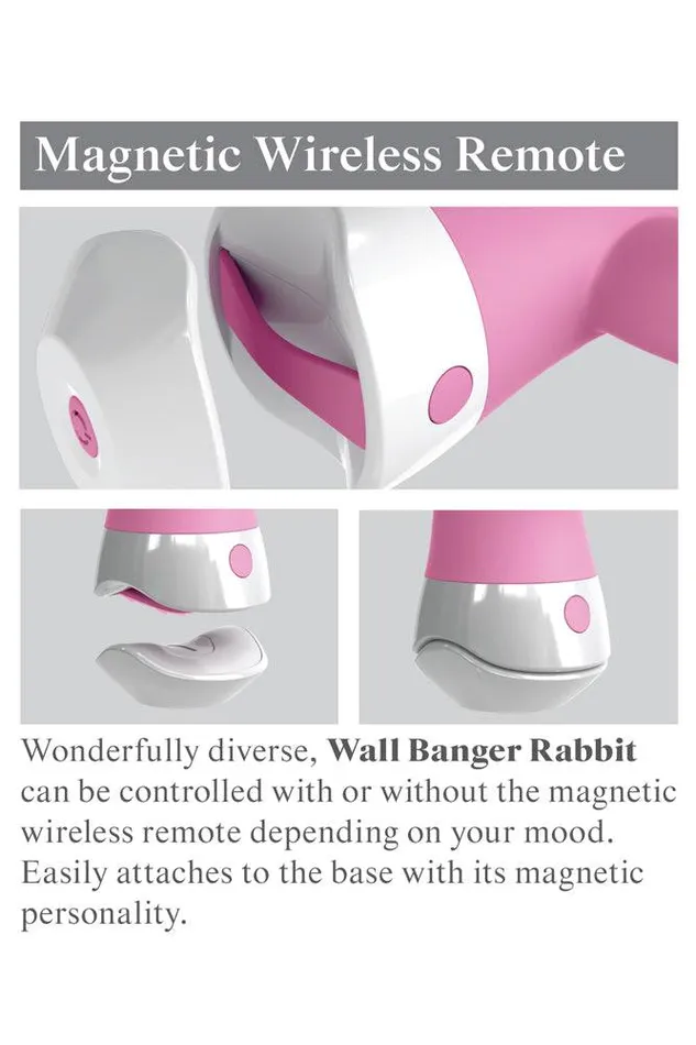 Pipedream Pipedream 3Some Wall Banger Rabbit Vibrator Pink Vibrators