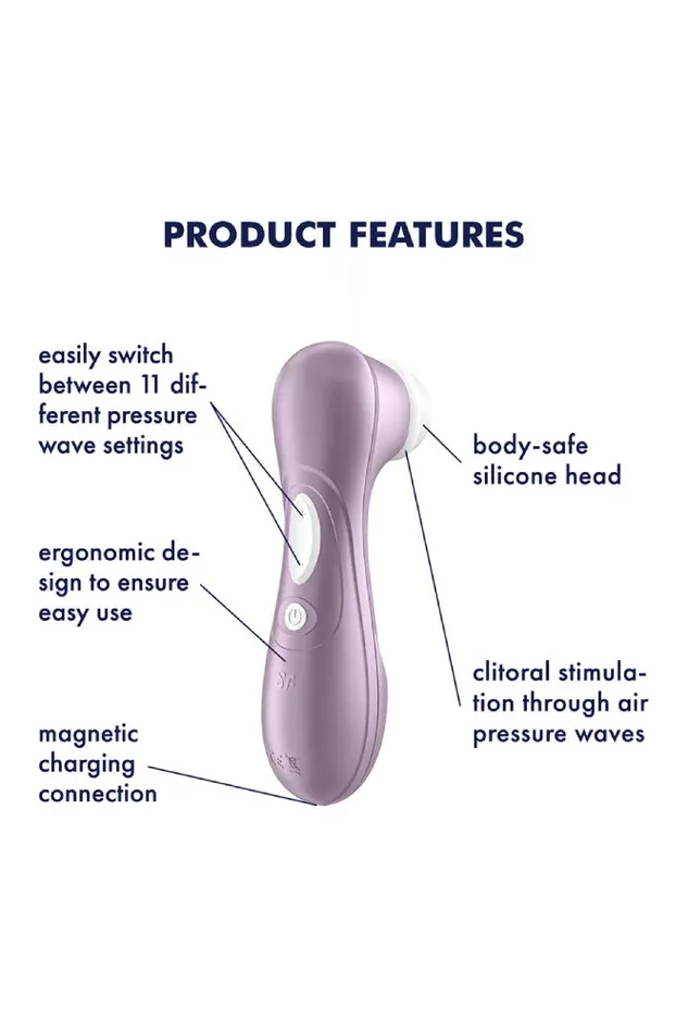 Satisfyer Satisfyer Pro 2 Gen 2 Air Pulse Clitoral Stimulator Violet Vibrators