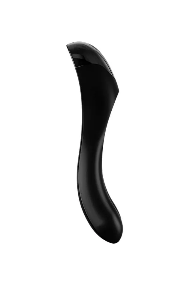 Satisfyer Vibrators Satisfyer Candy Cane Silicone Finger Vibrator Black