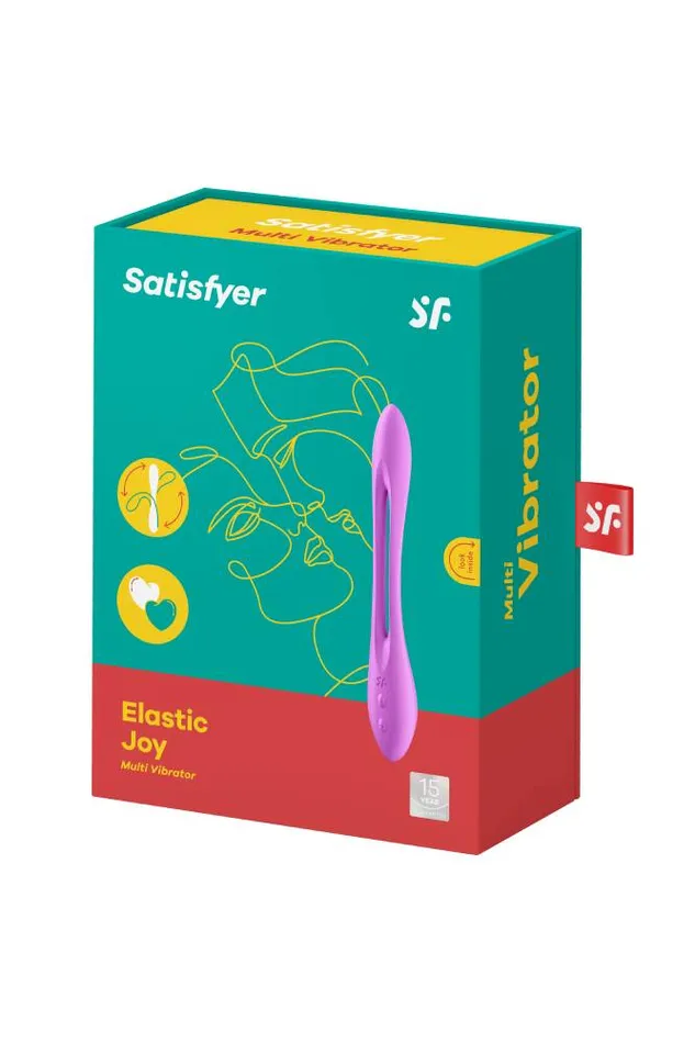 Satisfyer Vibrators Satisfyer Elastic Joy Bendable Vibrator Purple