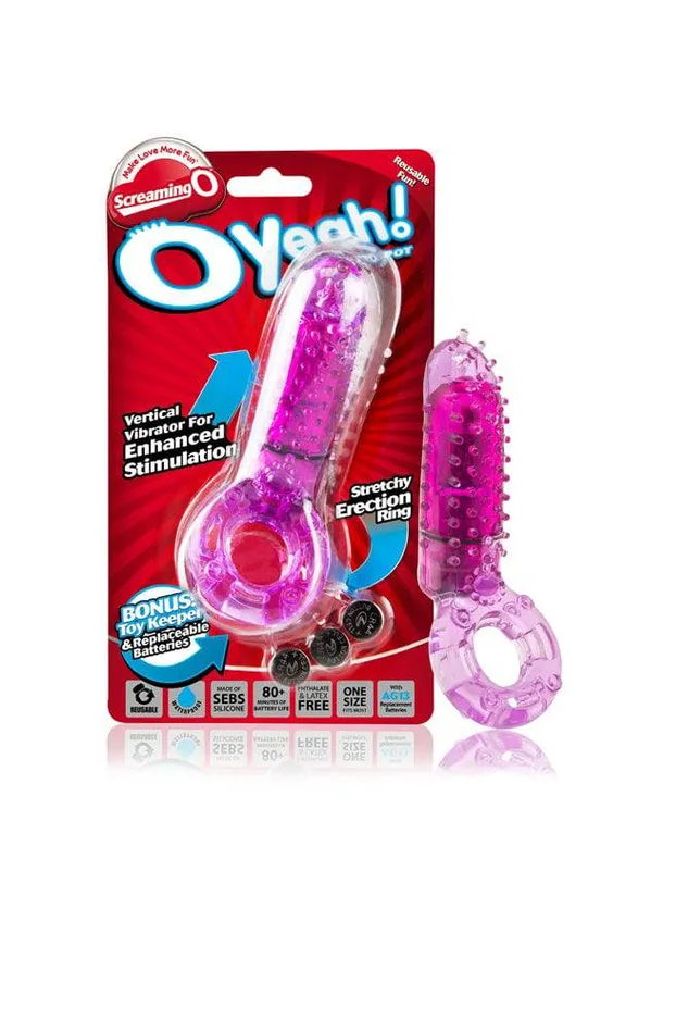 Screaming O Couples Screaming O O Yeah Vibrating Cock Ring Assorted Colors