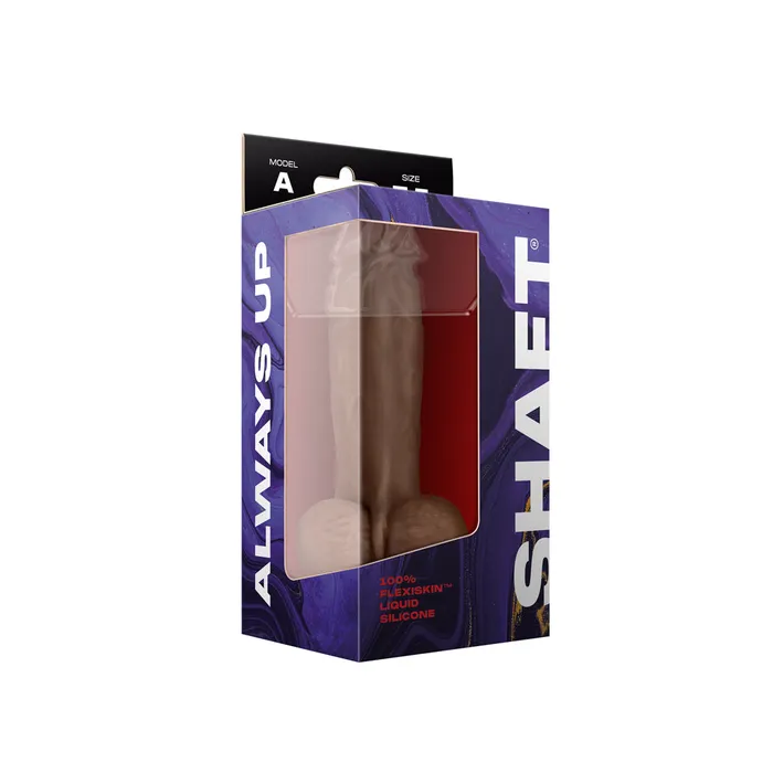 SHAFT Dildos Shaft Model A Liquid Silicone Dildo With Balls 75 Inch Oak