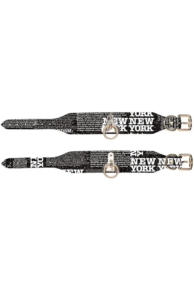 Shots Toys Anal Ouch International NY Collection Handcuffs BlackWhite