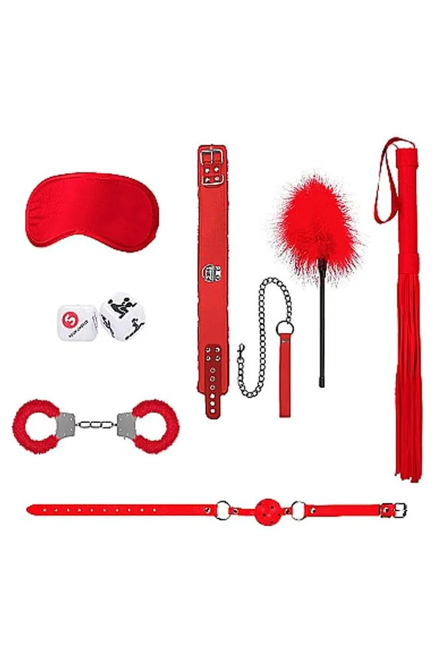 Shots Toys Couples Ouch by Shots Toys Introductory Bondage Kit 6 Red