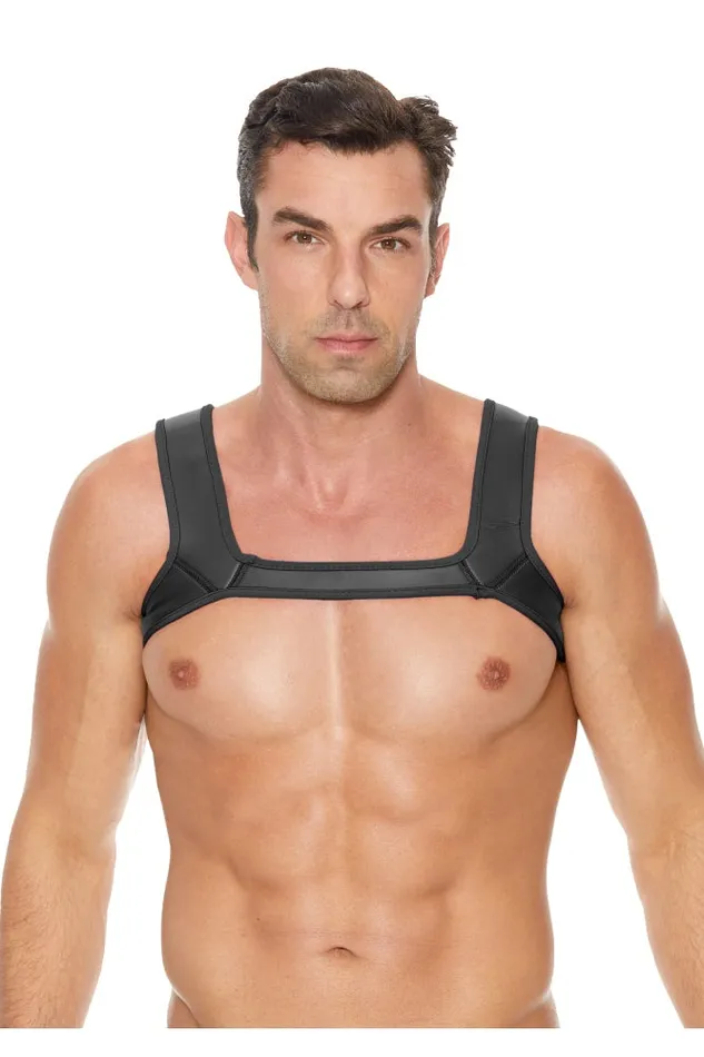 Shots Toys Couples Ouch by Shots Toys Puppy Play Neoprene Harness Black LXL Shots Toys Couples Ouch by Shots Toys Puppy Play Neoprene Harness Black LXL