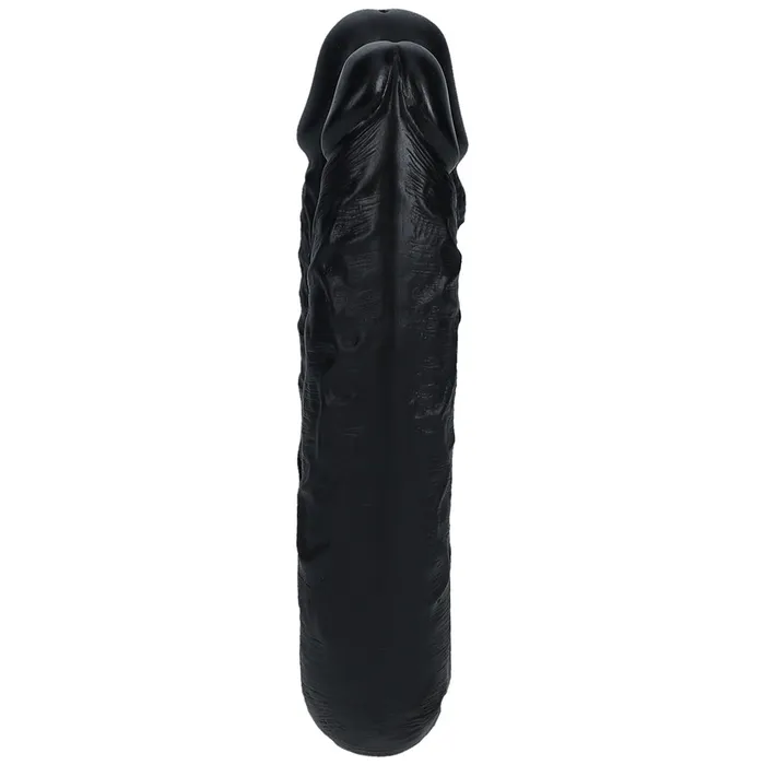 Shots Toys Dildos Shots Real Rock U Shape Double Dildo 5 Inch Black
