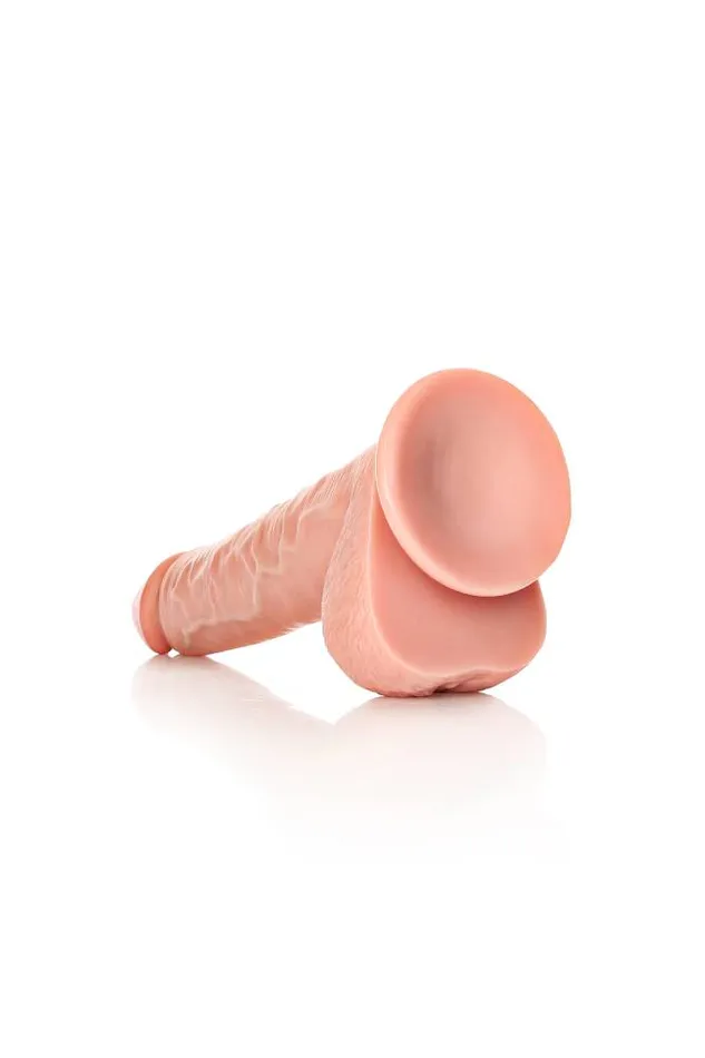 Shots Toys Female Sex Toys Shots Toys RealRock 12 Straight Dildo with Balls Various Colors